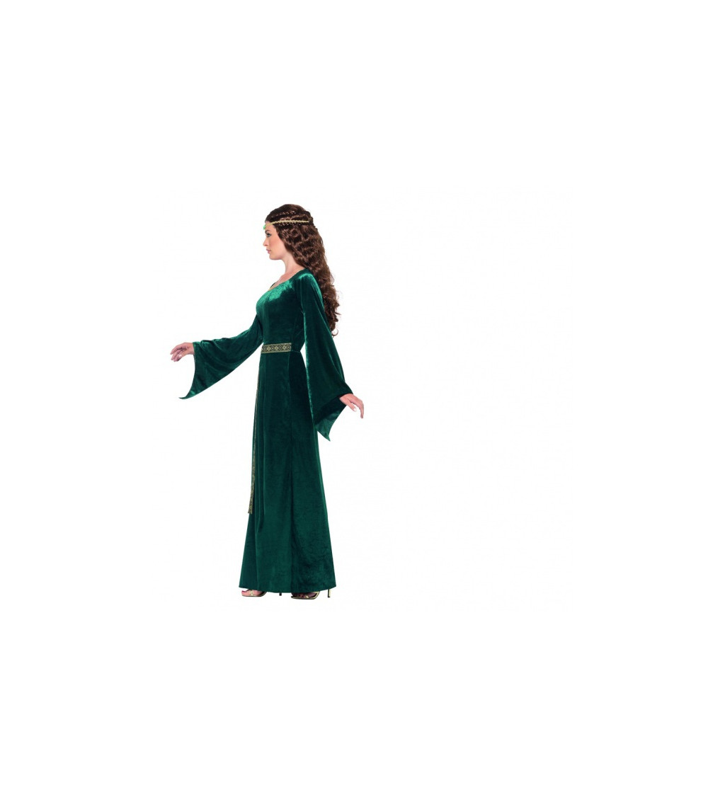 Kostým "Středověké královny - smaragdový"