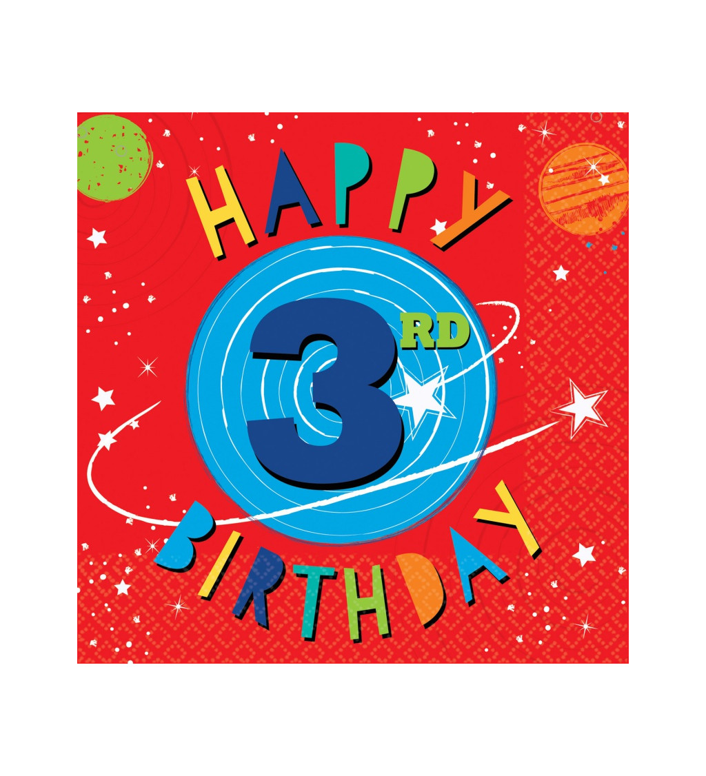 Ubrousky  - "Happy 3rd birthday"