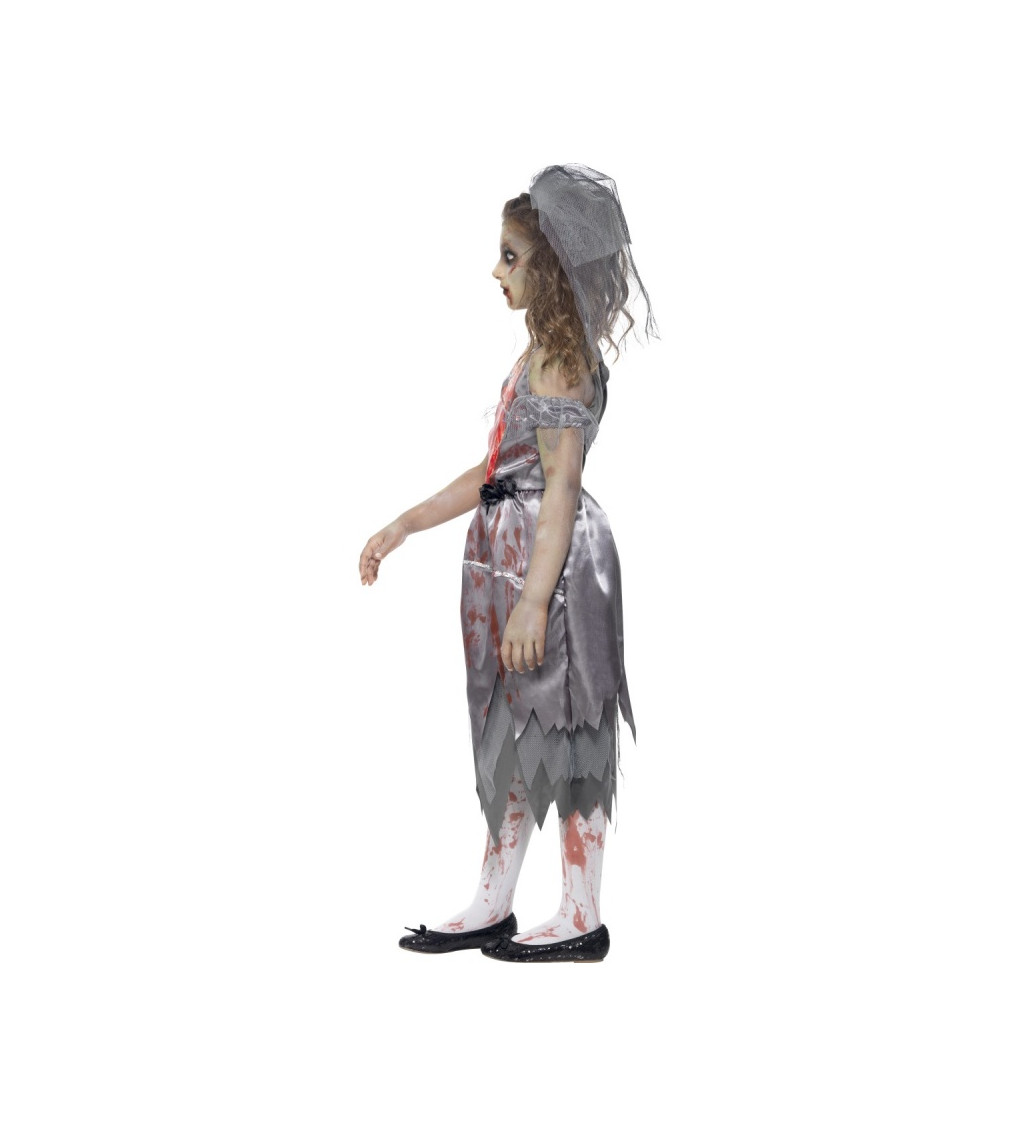 Dětský zombie kostým - nevěsta