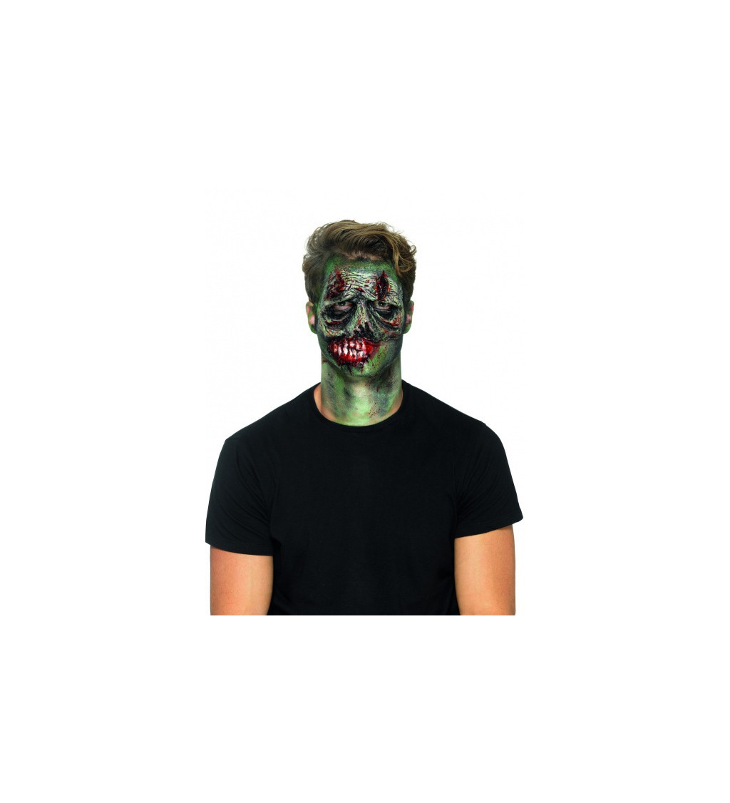 Latexová zombie maska