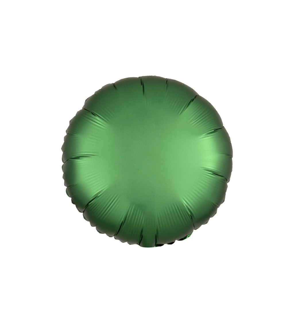 Kulatý fóliový balónek - zelený