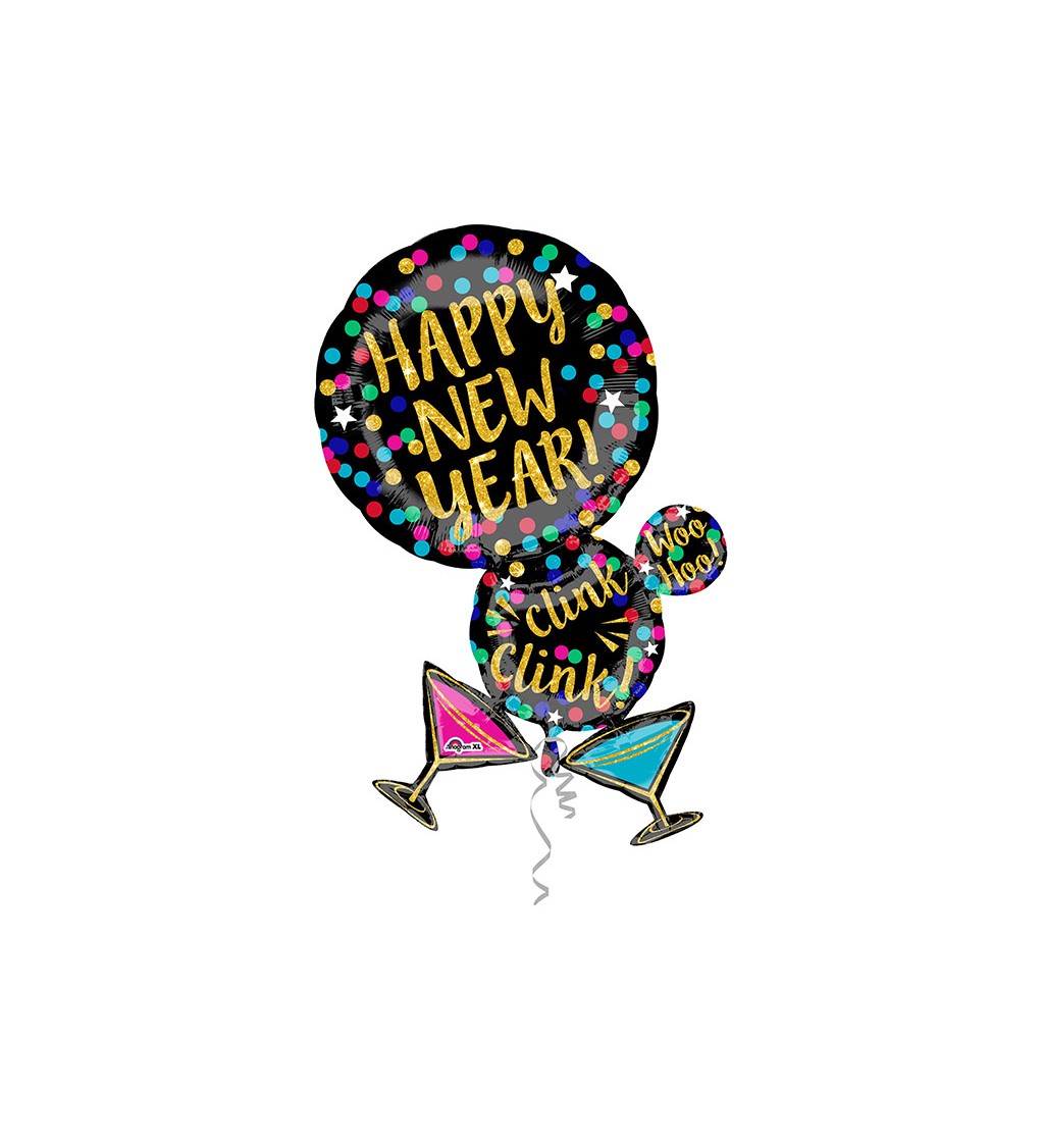Fóliový balónek - Happy New Year