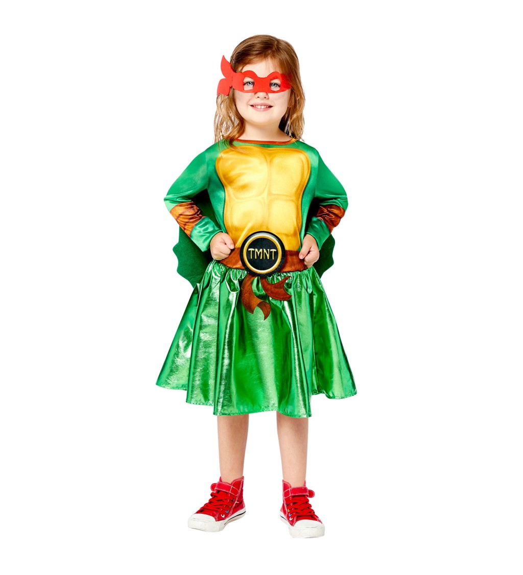 Dětský holčičí kostým Ninja Turtles (4-6 let)