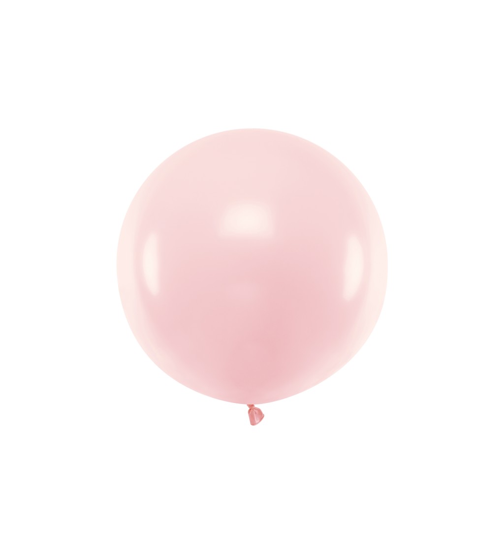 Velký balónek světle růžový
