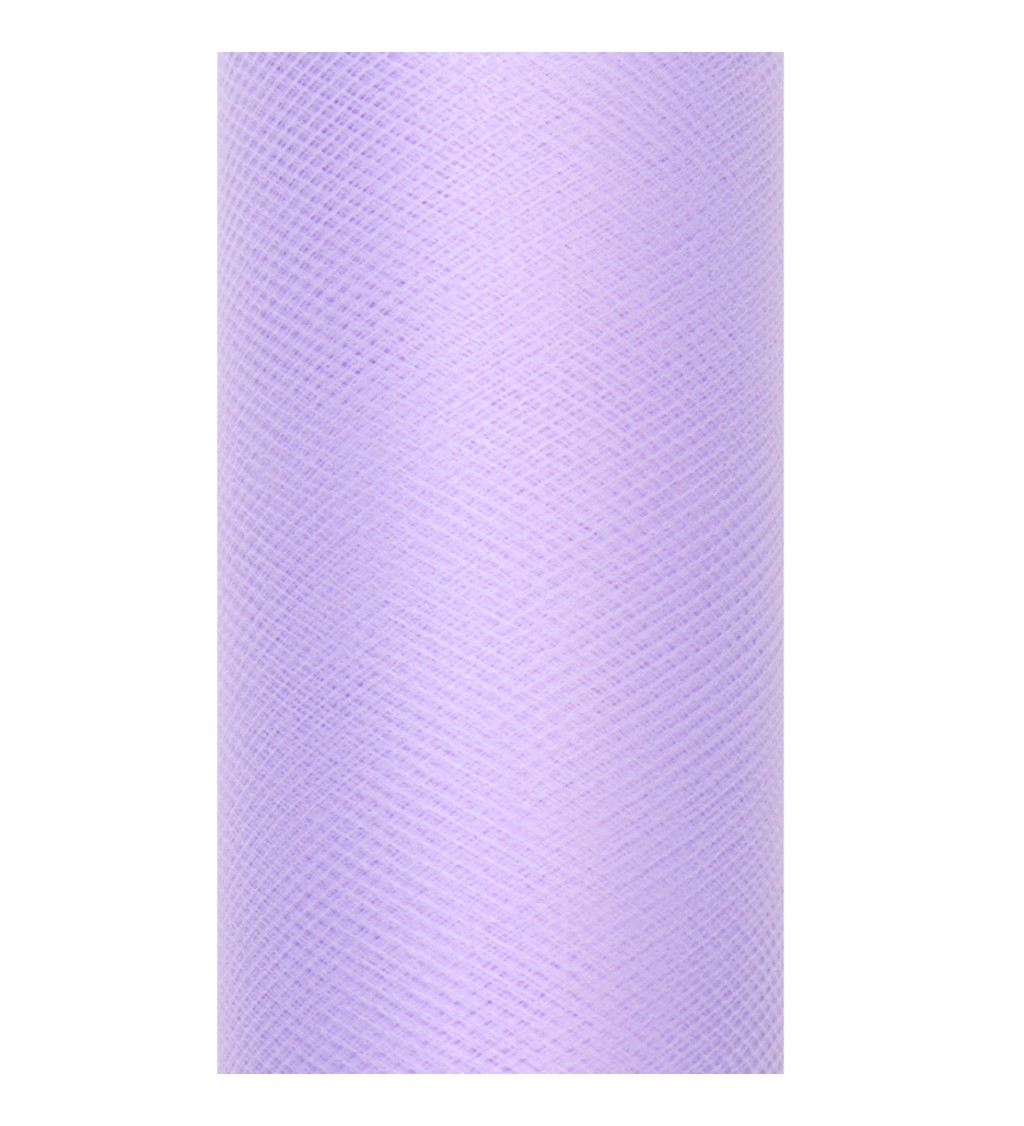 Světle fialový dekorativní tyl III