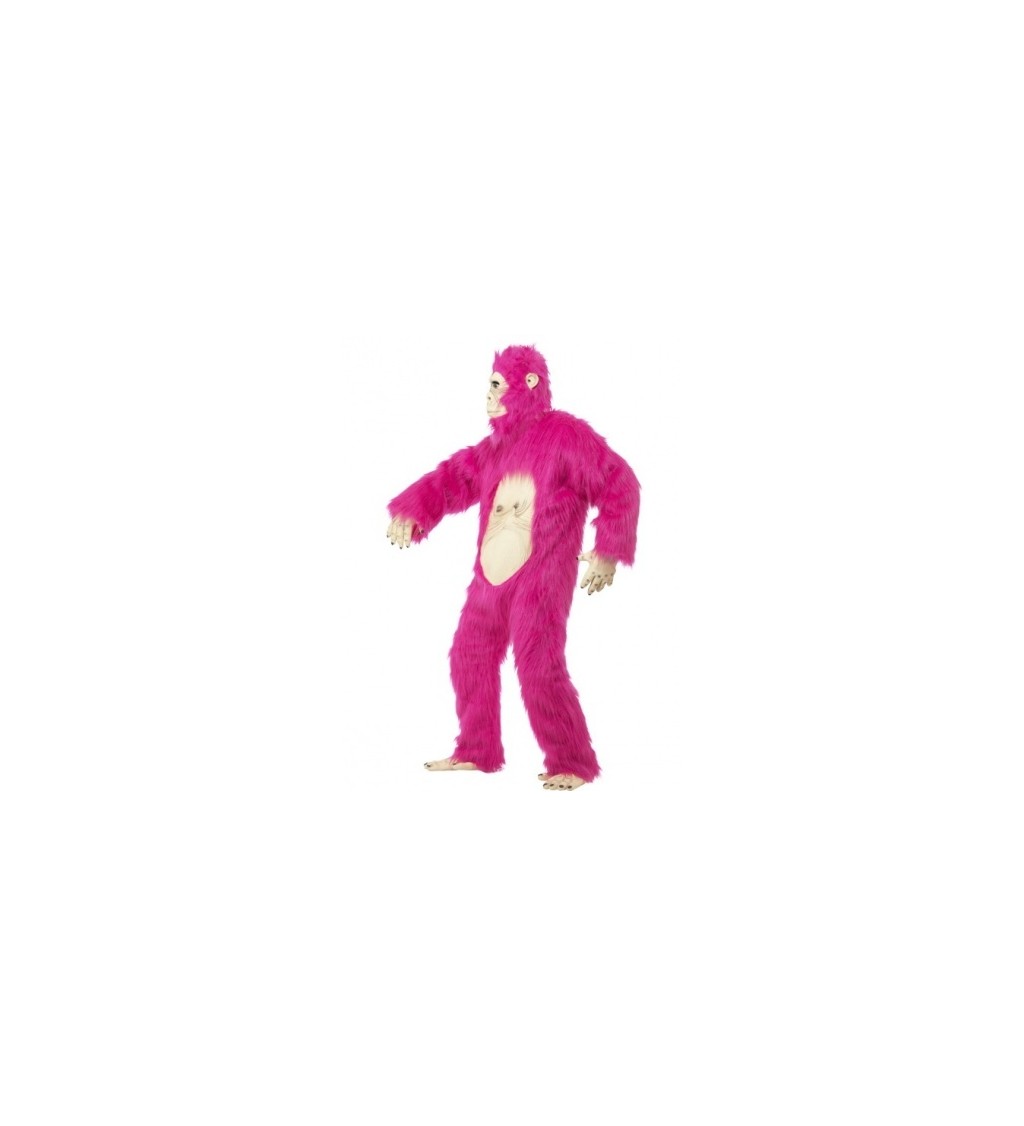 Kostým Růžová gorila - unisex