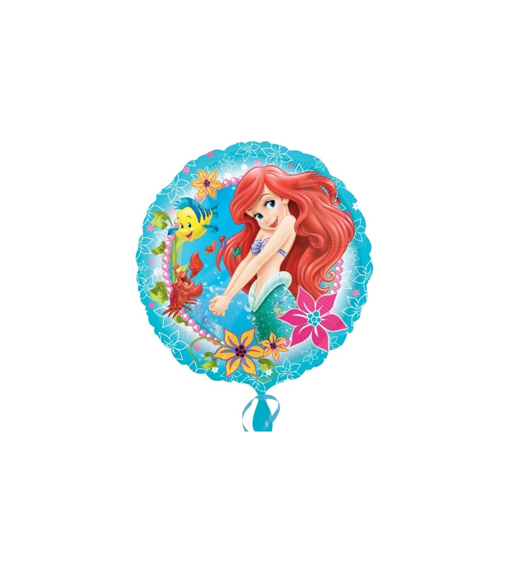 Balónek Malá mořská víla - fóliový