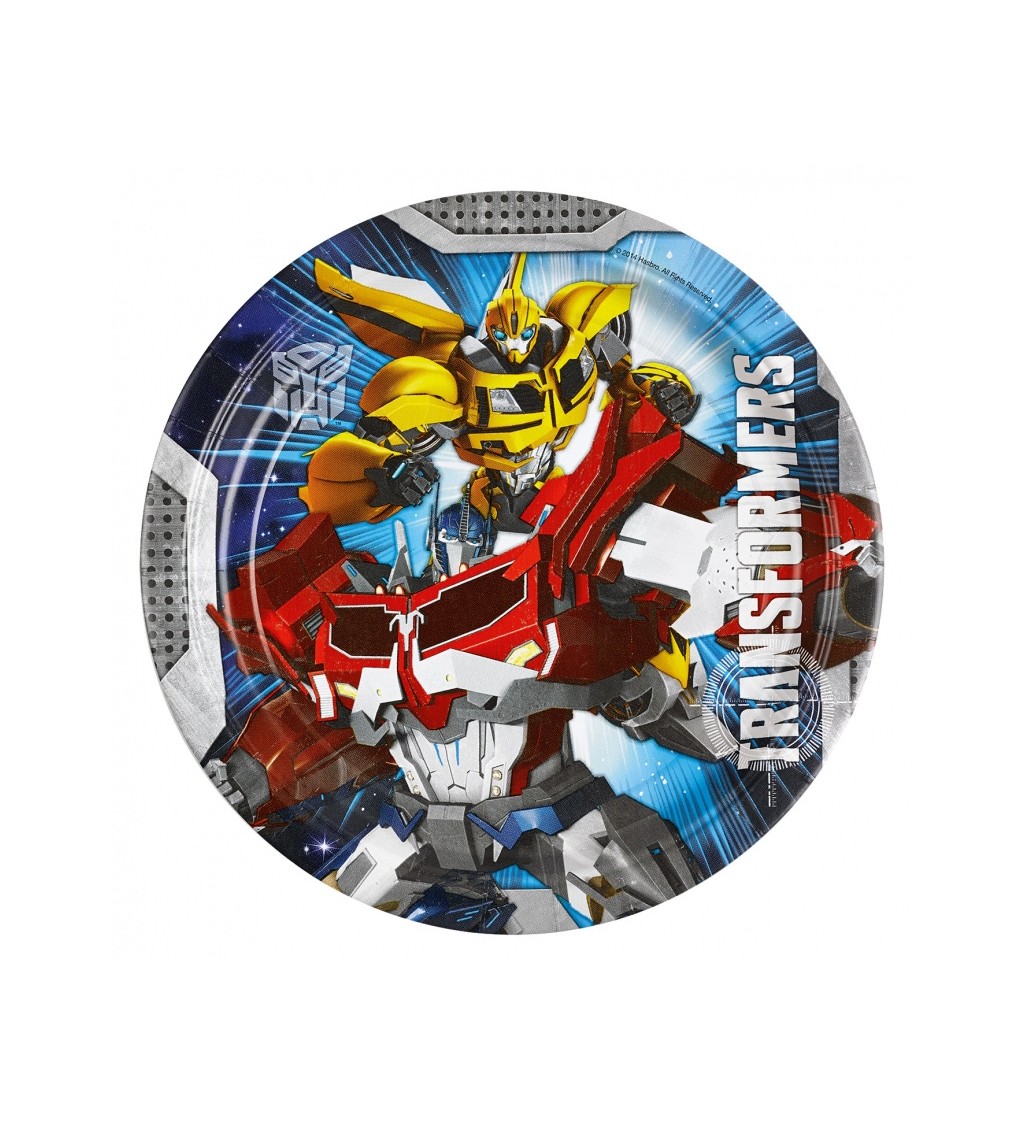 Papírové talířky - Transformers