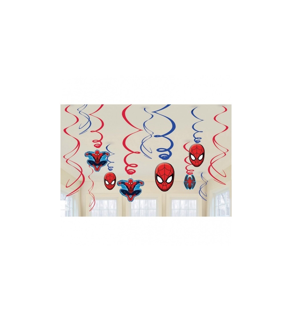 Dekorační spirála - Spiderman 