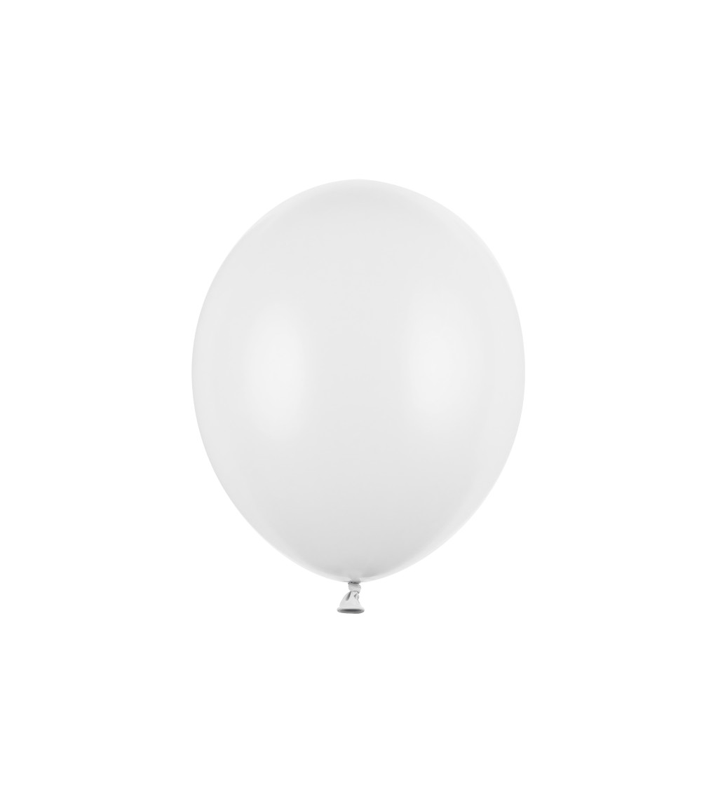 Balónek bílý - 10 ks
