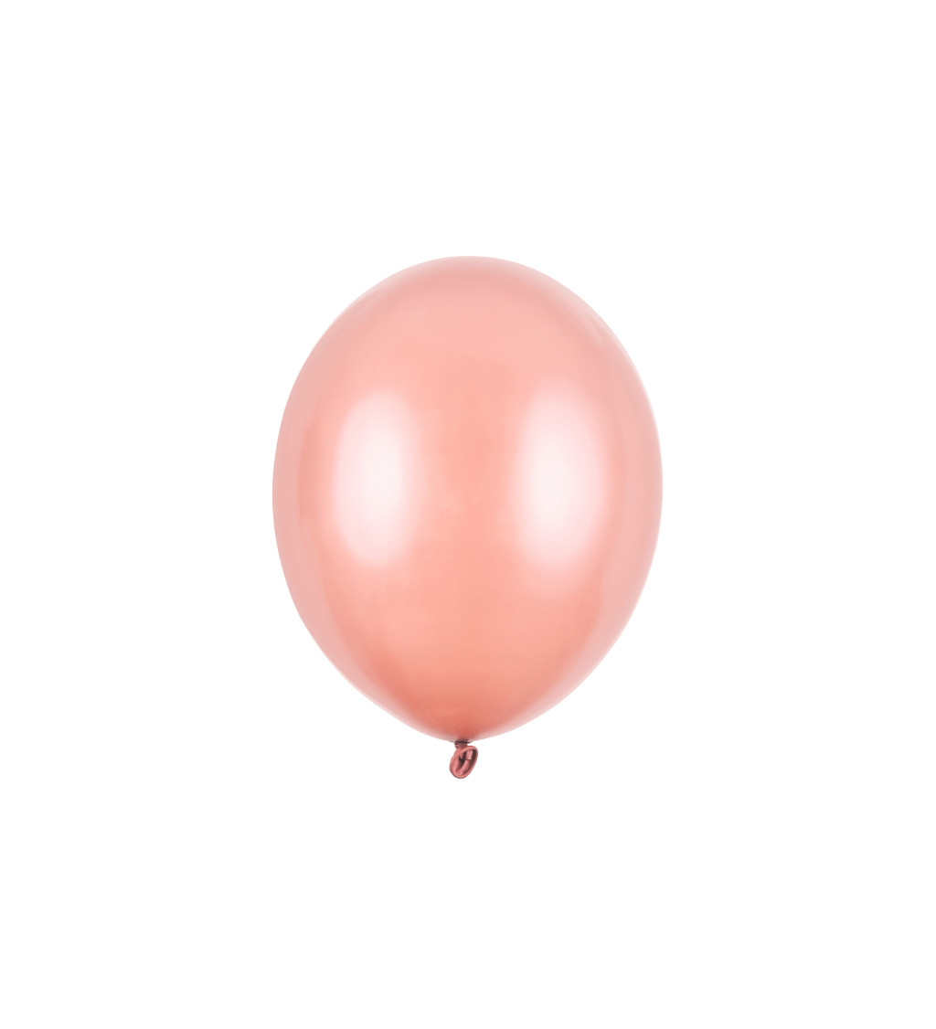 Latexové balónky - metalicky růžové