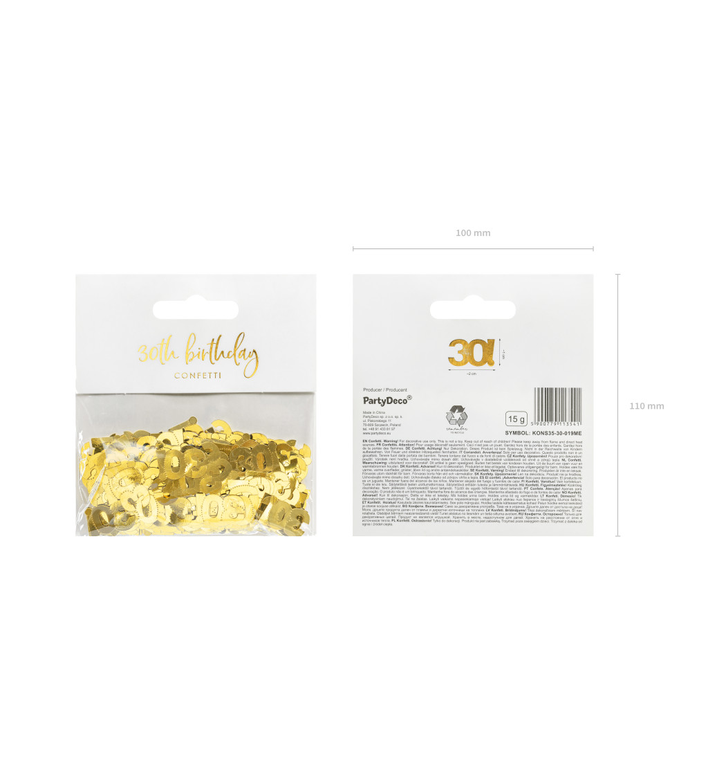 Zlaté konfety - 30 let