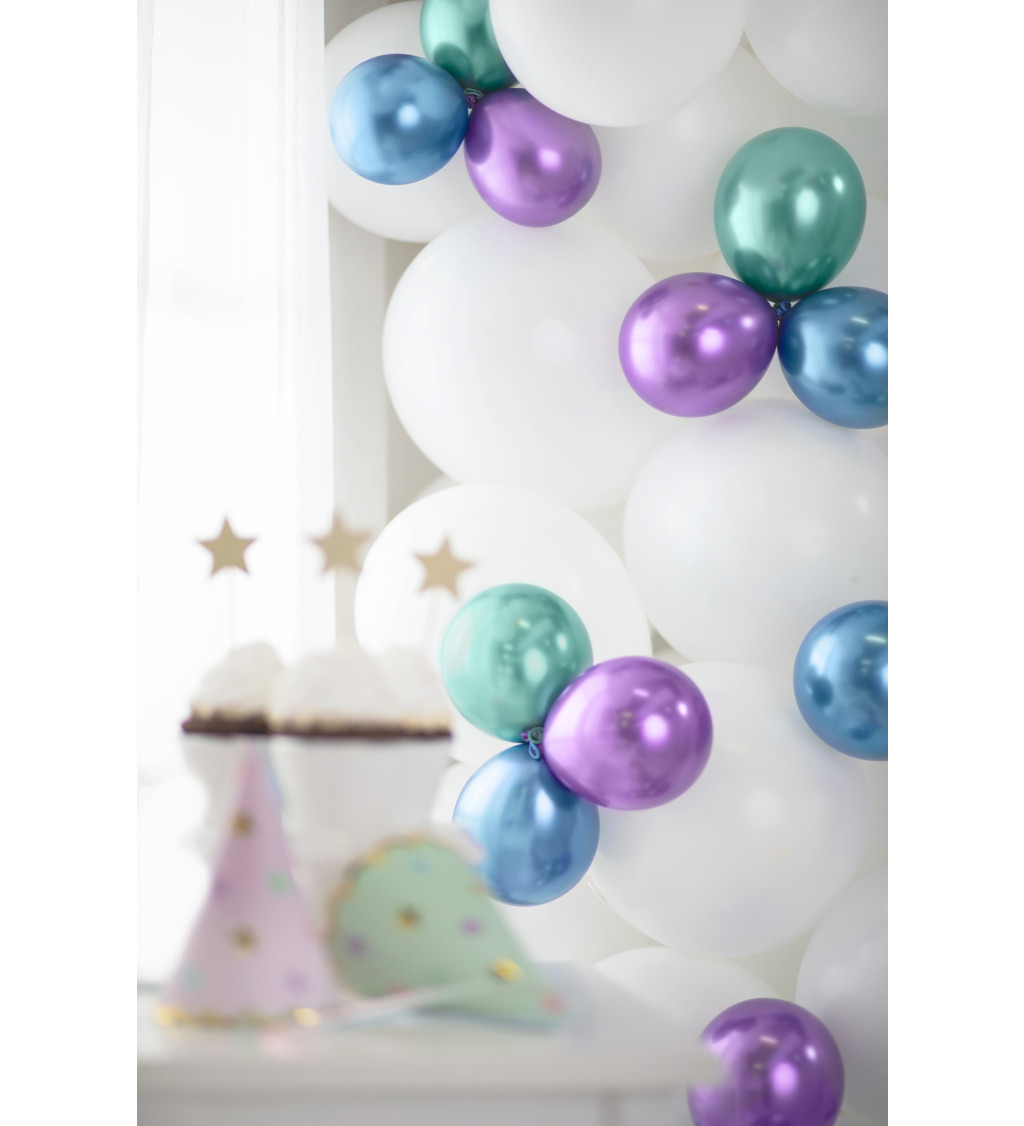 Chromové balónky - fialové