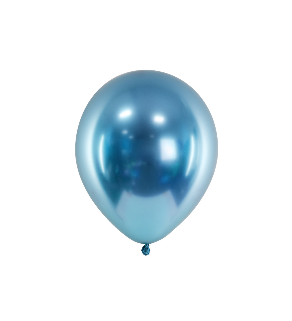 Balonek - chromový modrý