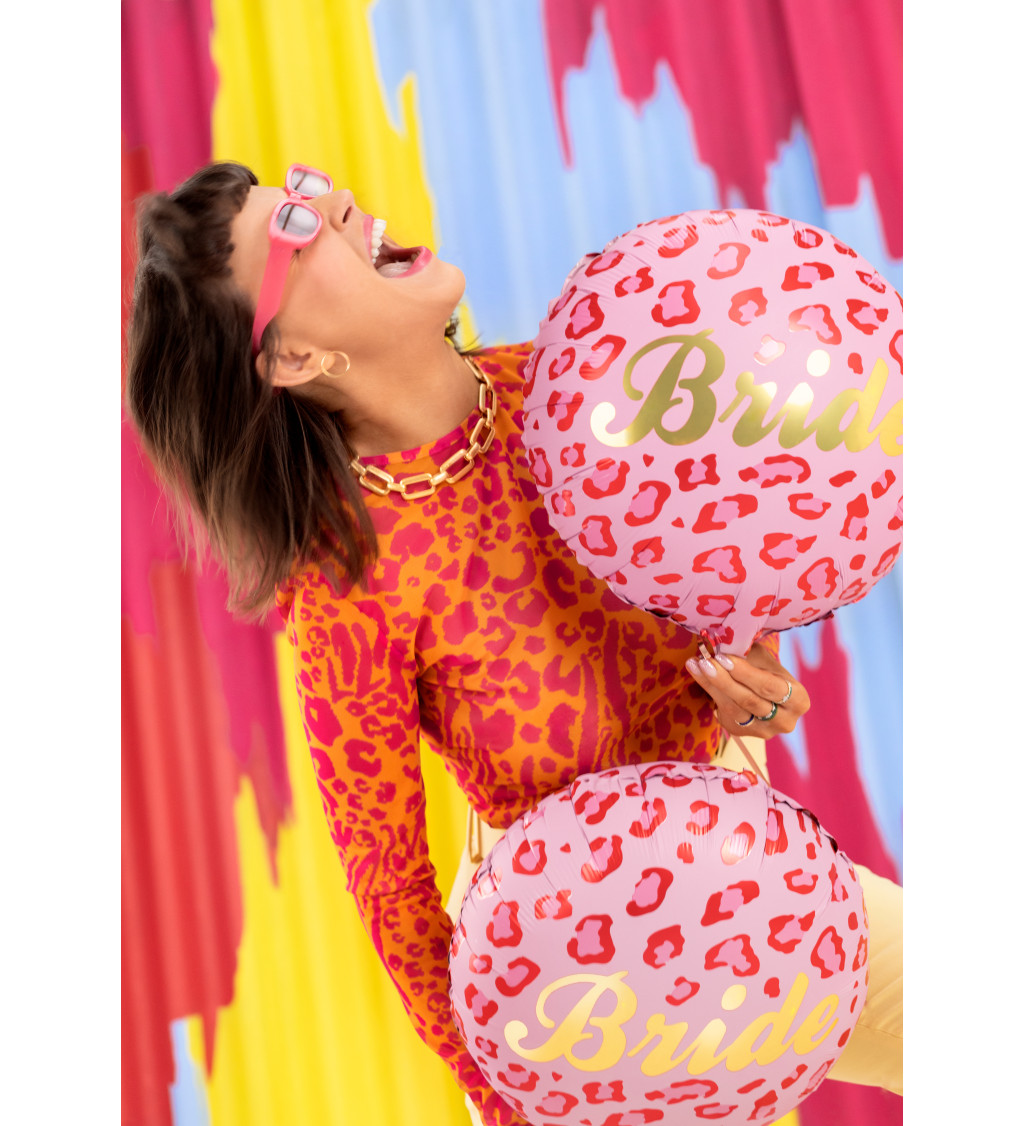 Bride - balónek růžový