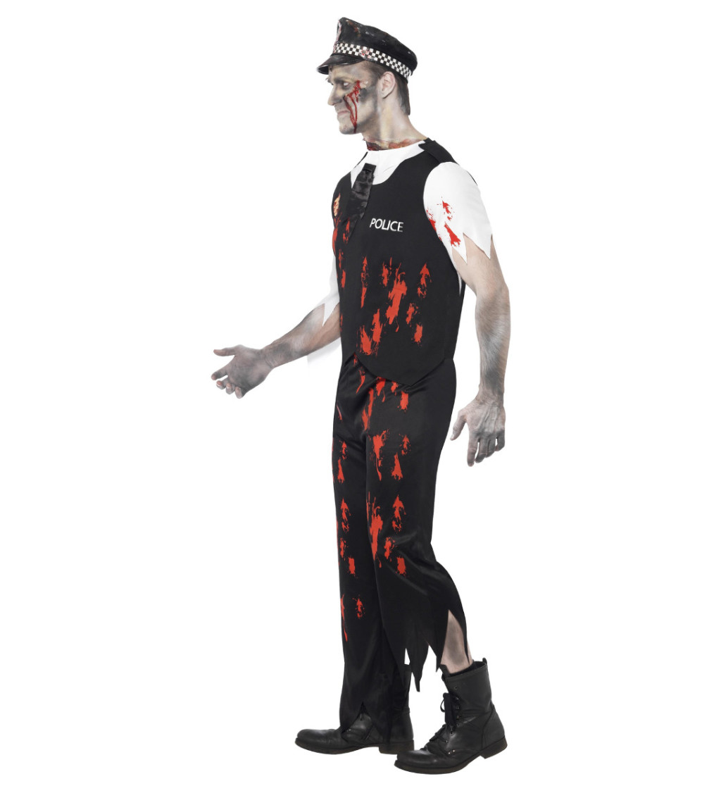 Zombie policista pánský kostým