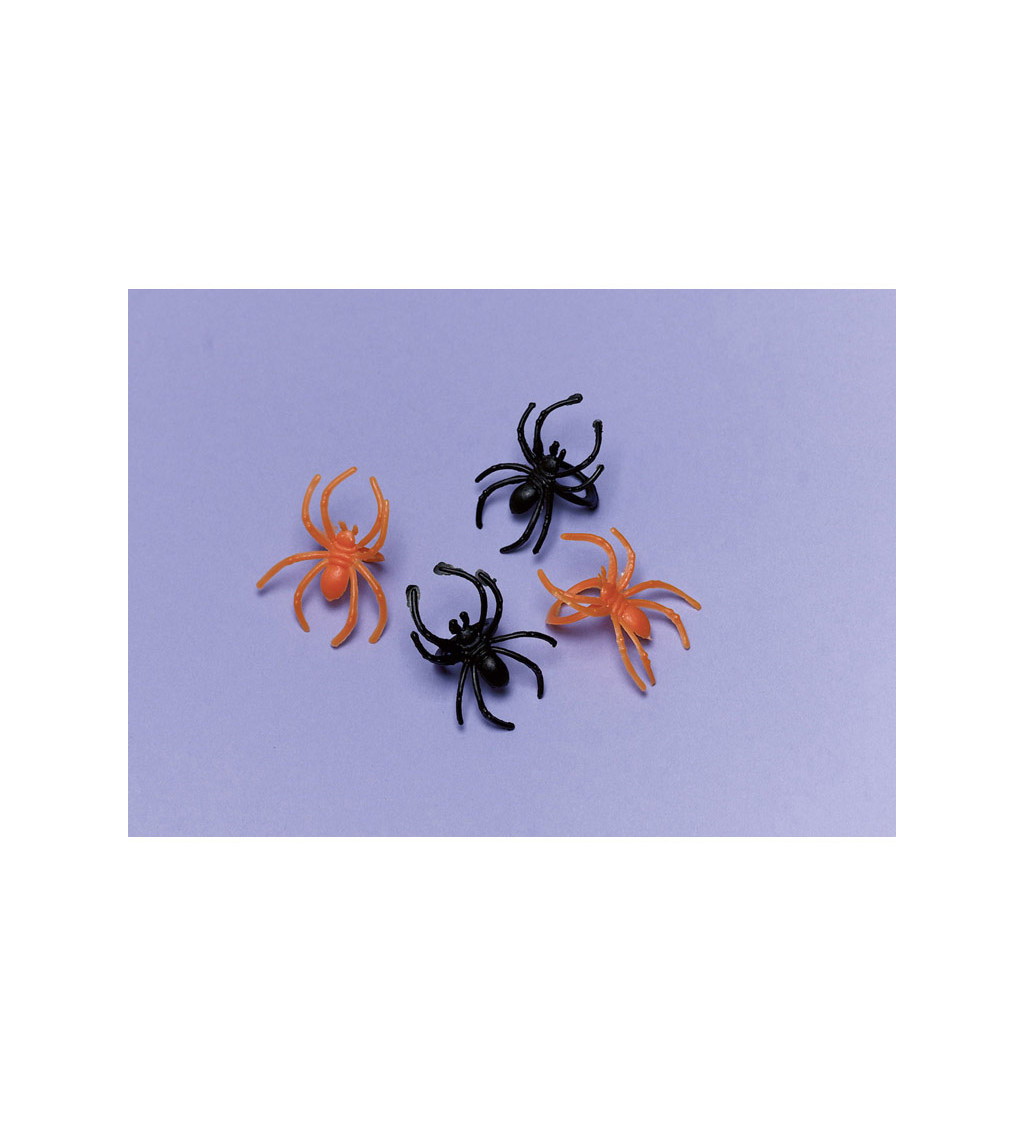Pavouci - prstýnky - 30 ks