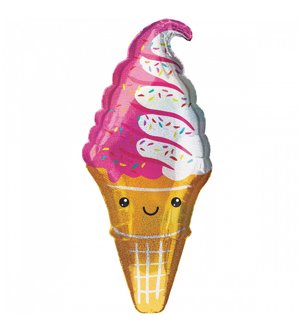 Balón ve tvaru zmrzlinového kornoutu