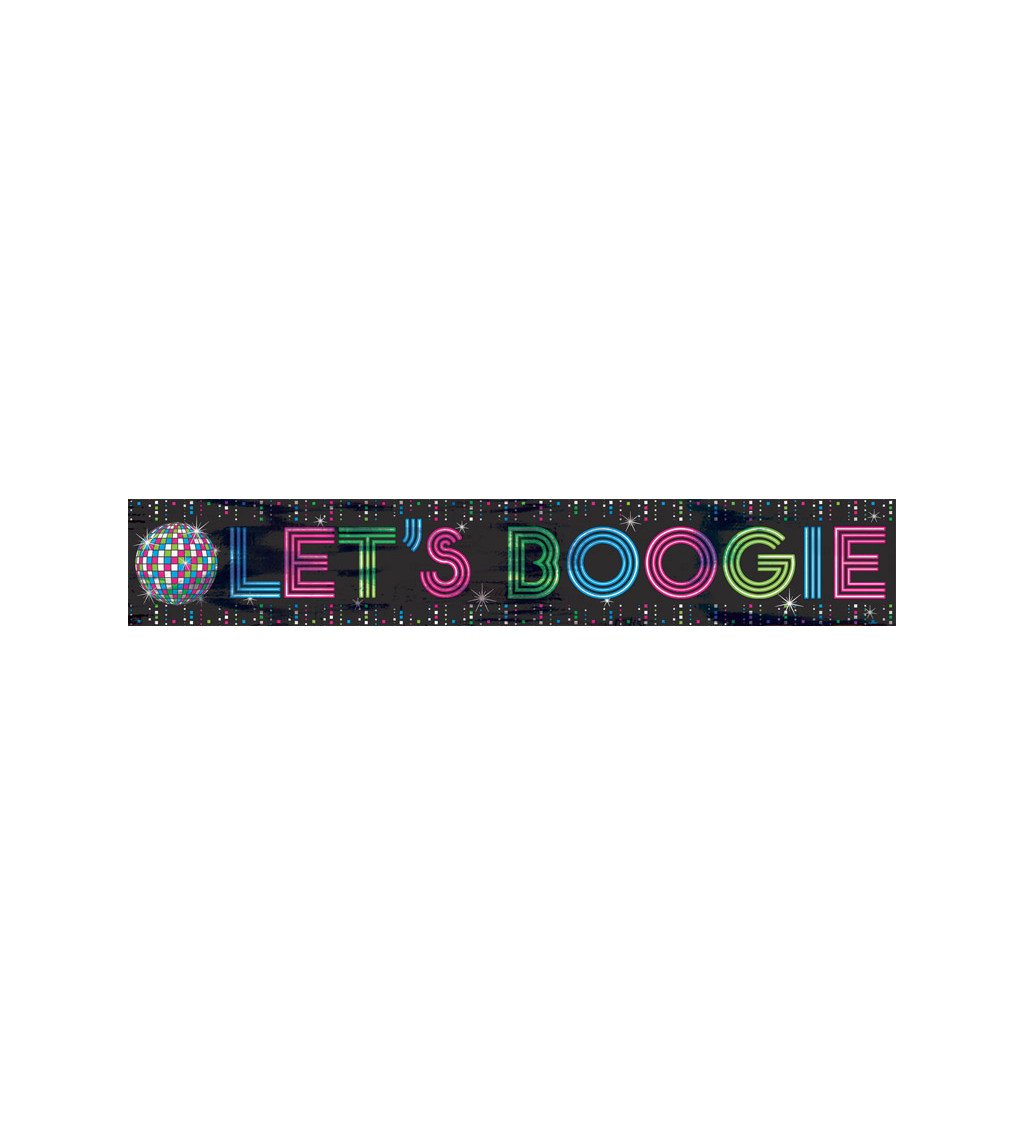 Banner DISCO - Let's Boogie