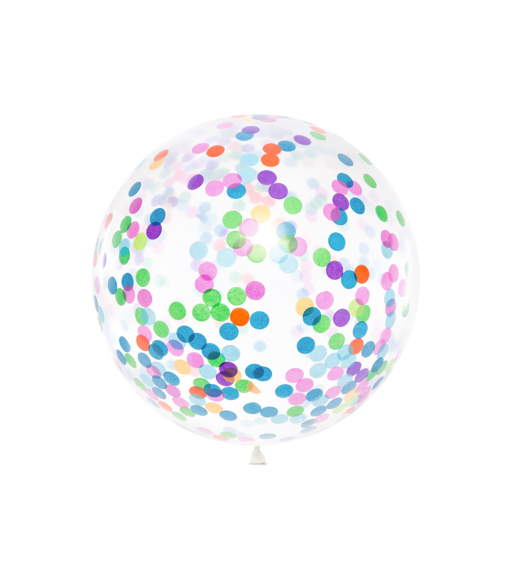 Balón s konfetami