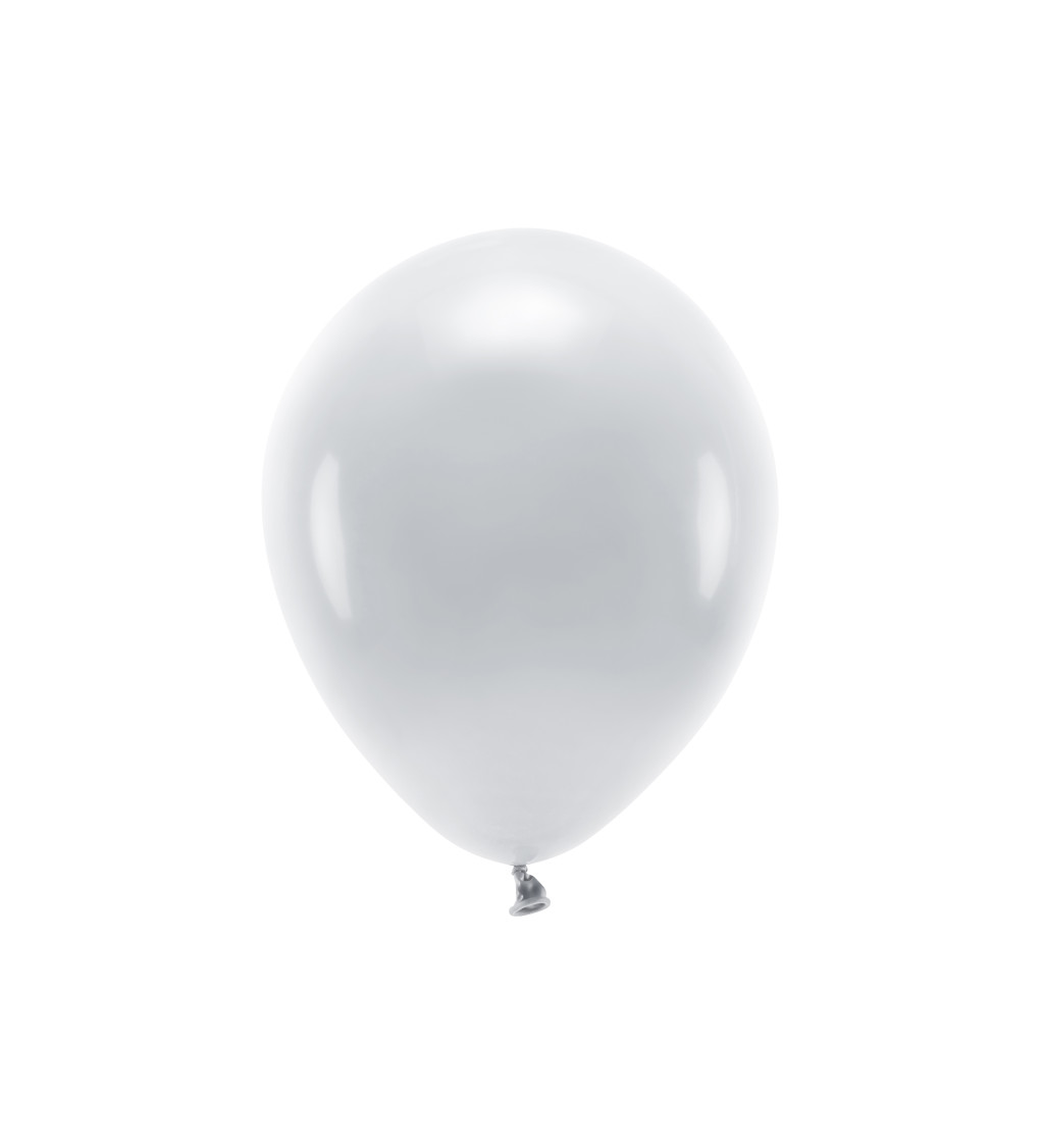 Šedé ECO pastelové balonky - 30 cm