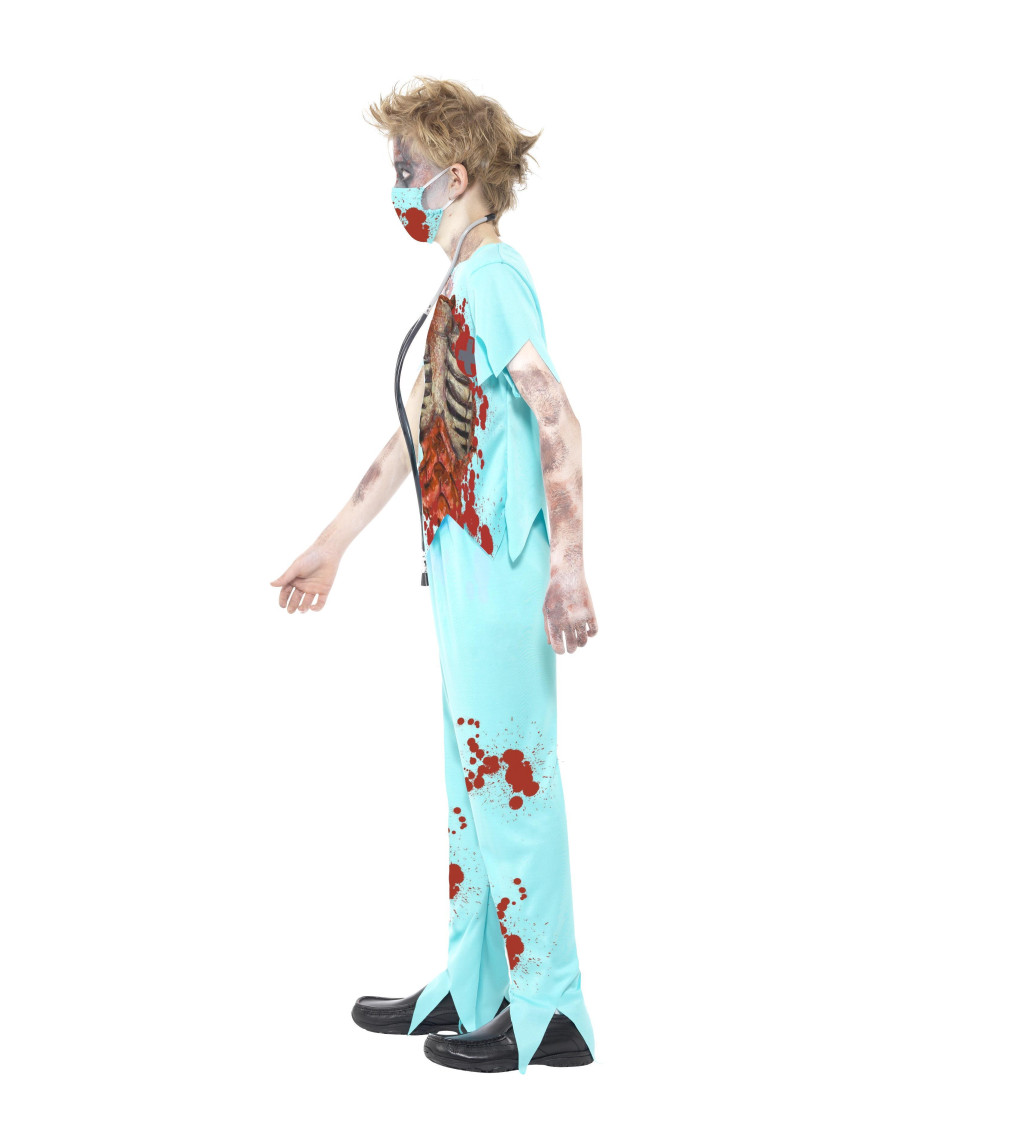 Dětský kostým zombie doktora
