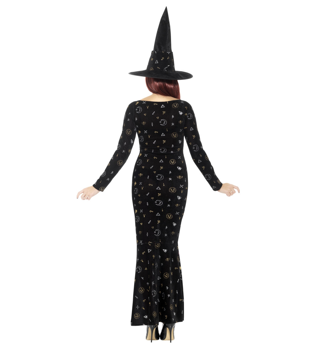 Kostým černá čarodějnice