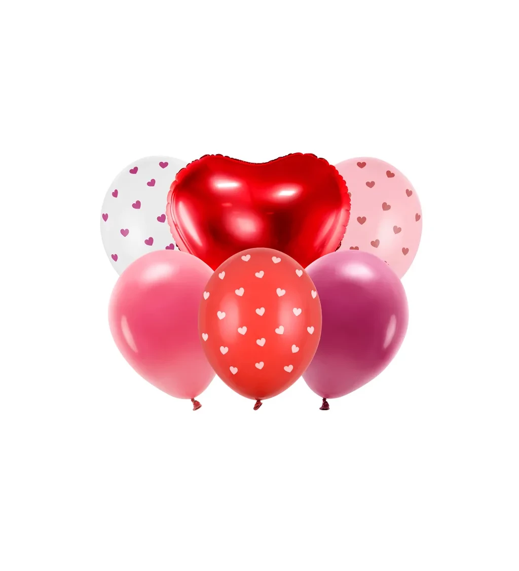 Sada balonků - Valentýn