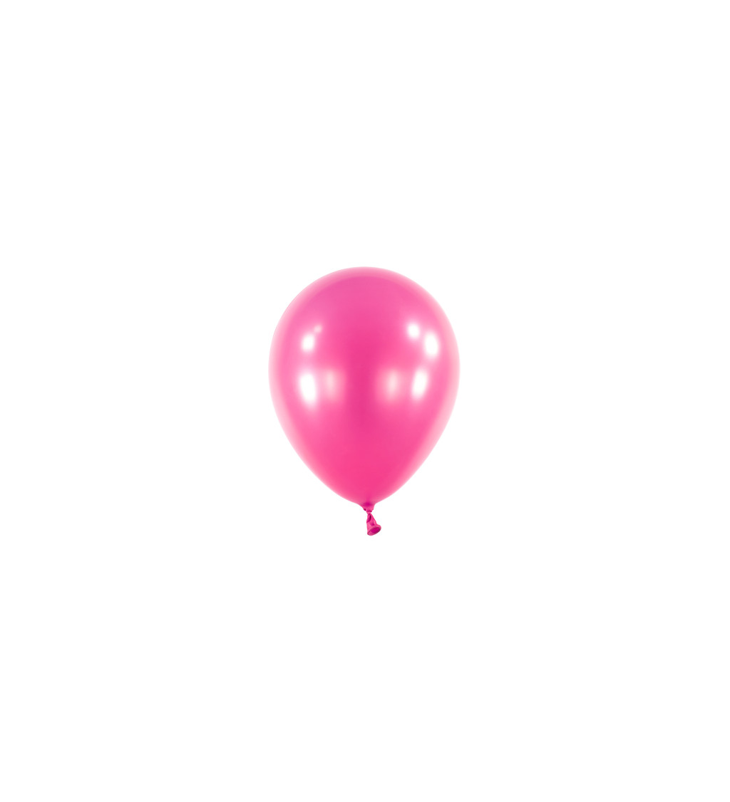balonky metalic hot pink 13 cm
