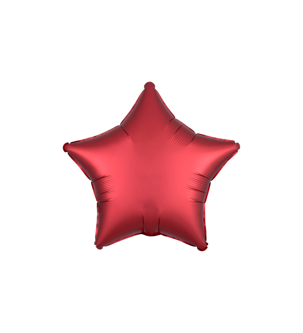 Fóliová hvězda - červená