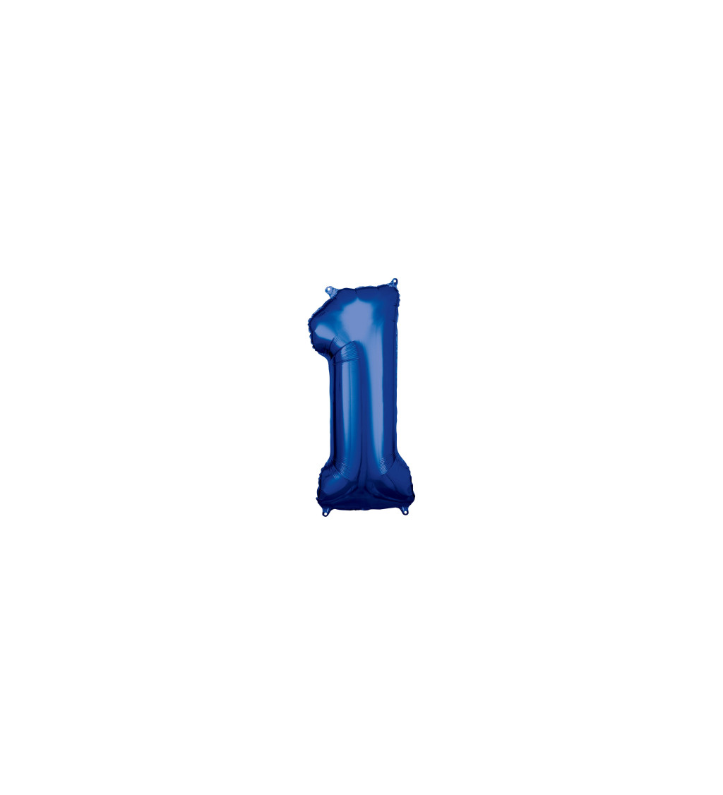 Modrý fóliový balónek - 1