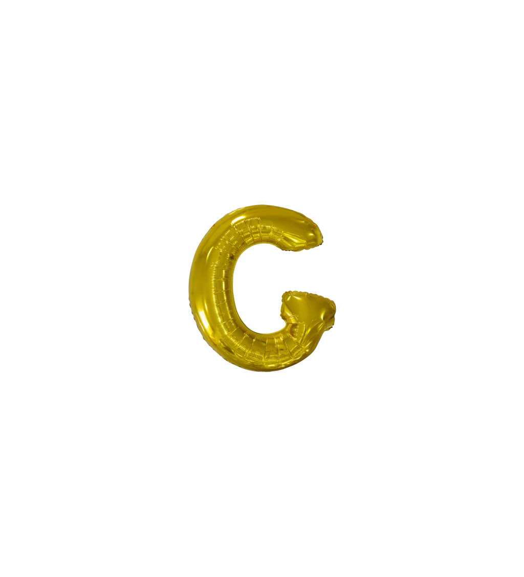 Zlatý balónek písmeno G