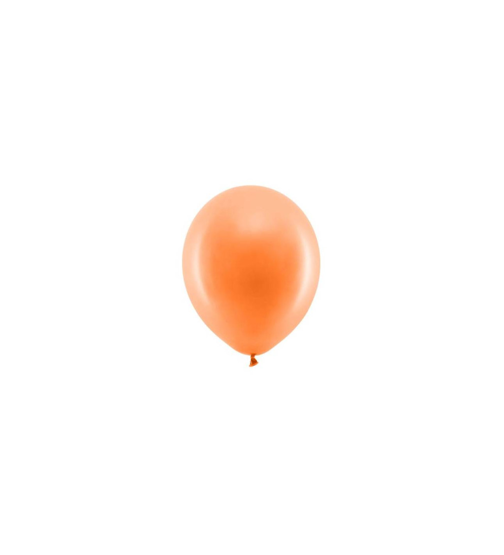 Latexové oranžové balónky