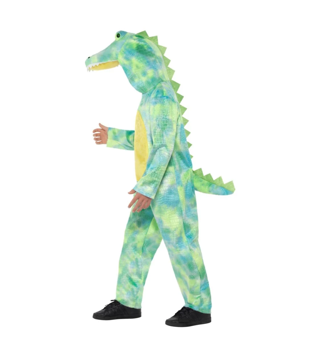 Dětský kostým - Dinosaurus zelený