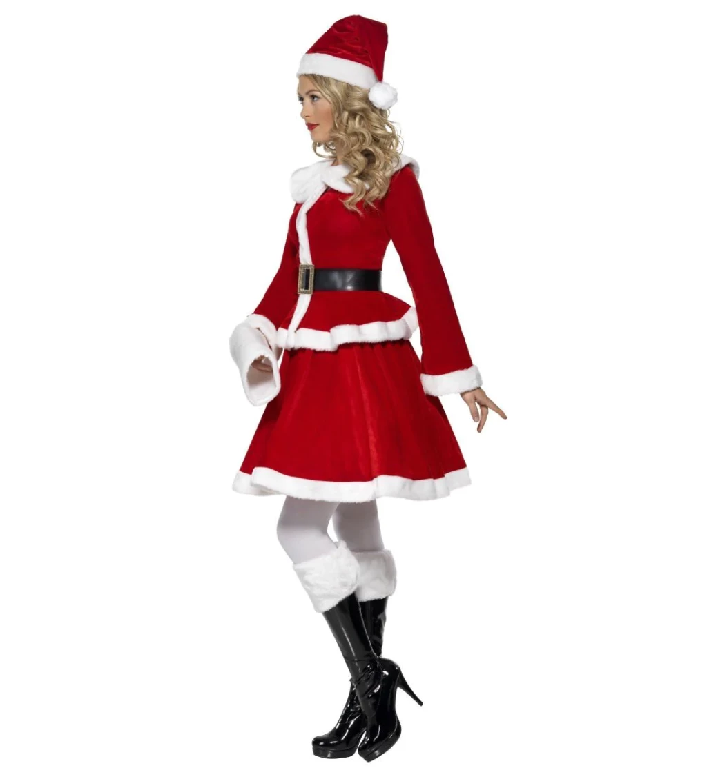 Kostým - Miss Santa s rukávníkem