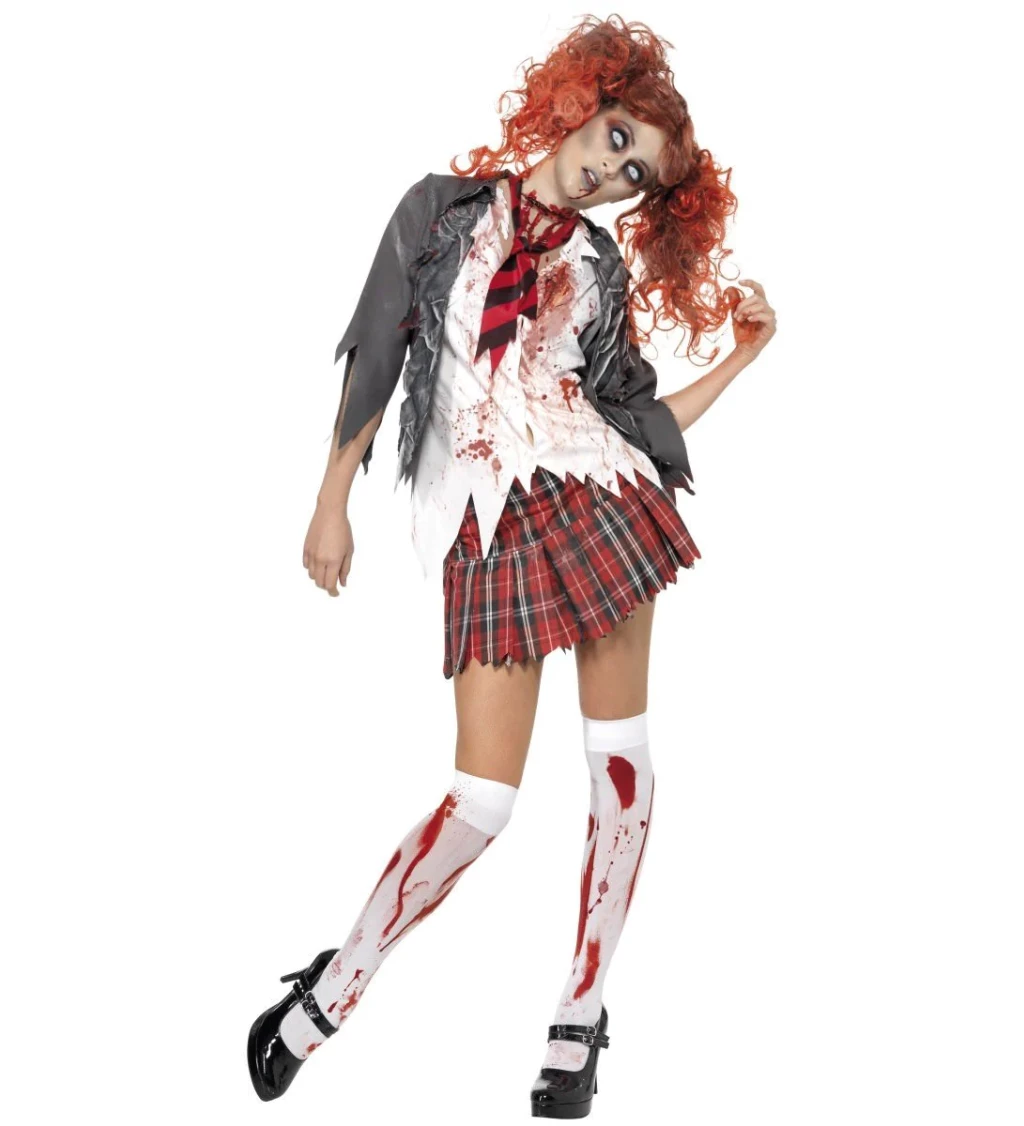 Kostým - Zombie školačka
