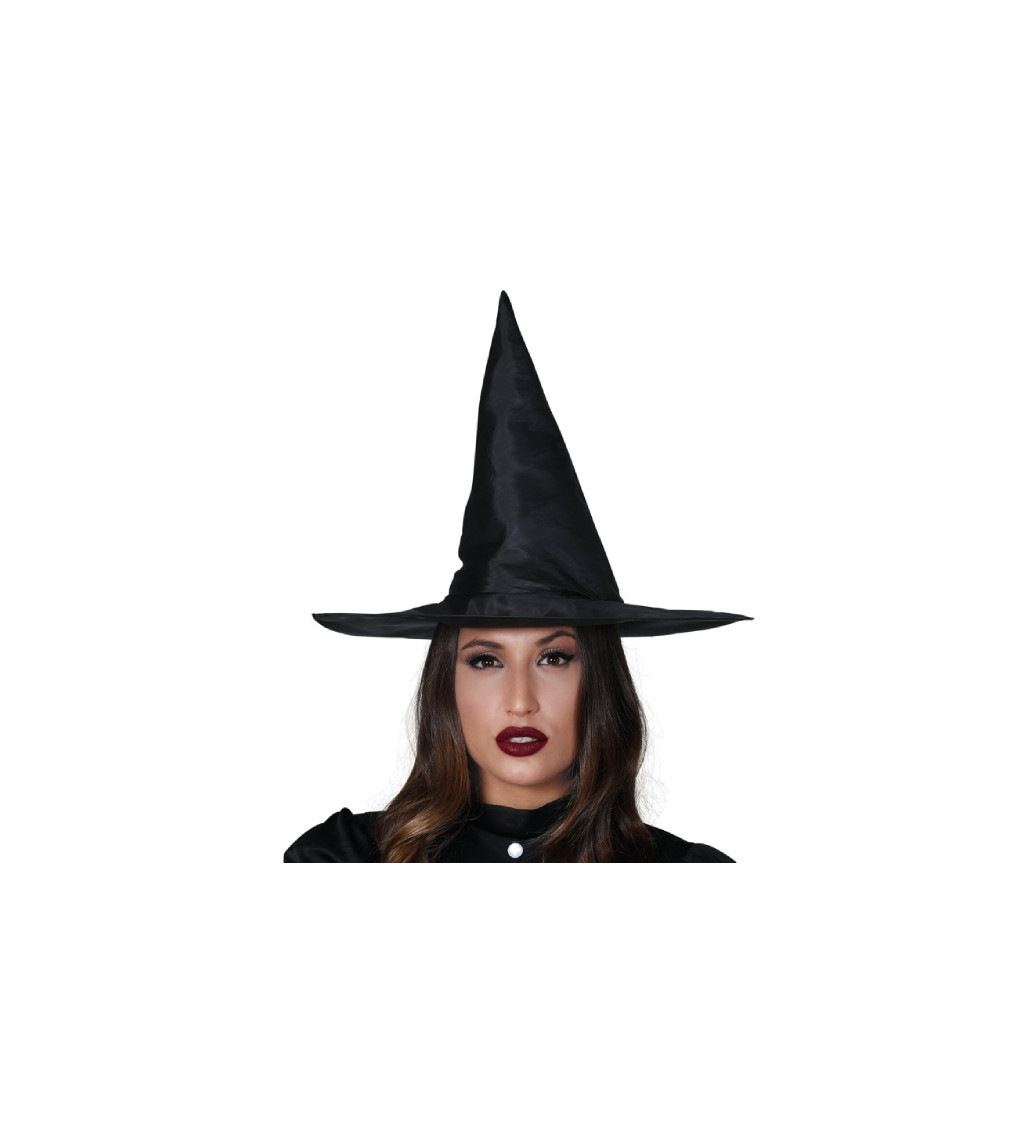 Lesklý čarodějnický klobouk