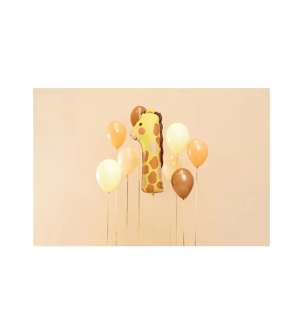 Fóliový balónek žirafa - číslo 1
