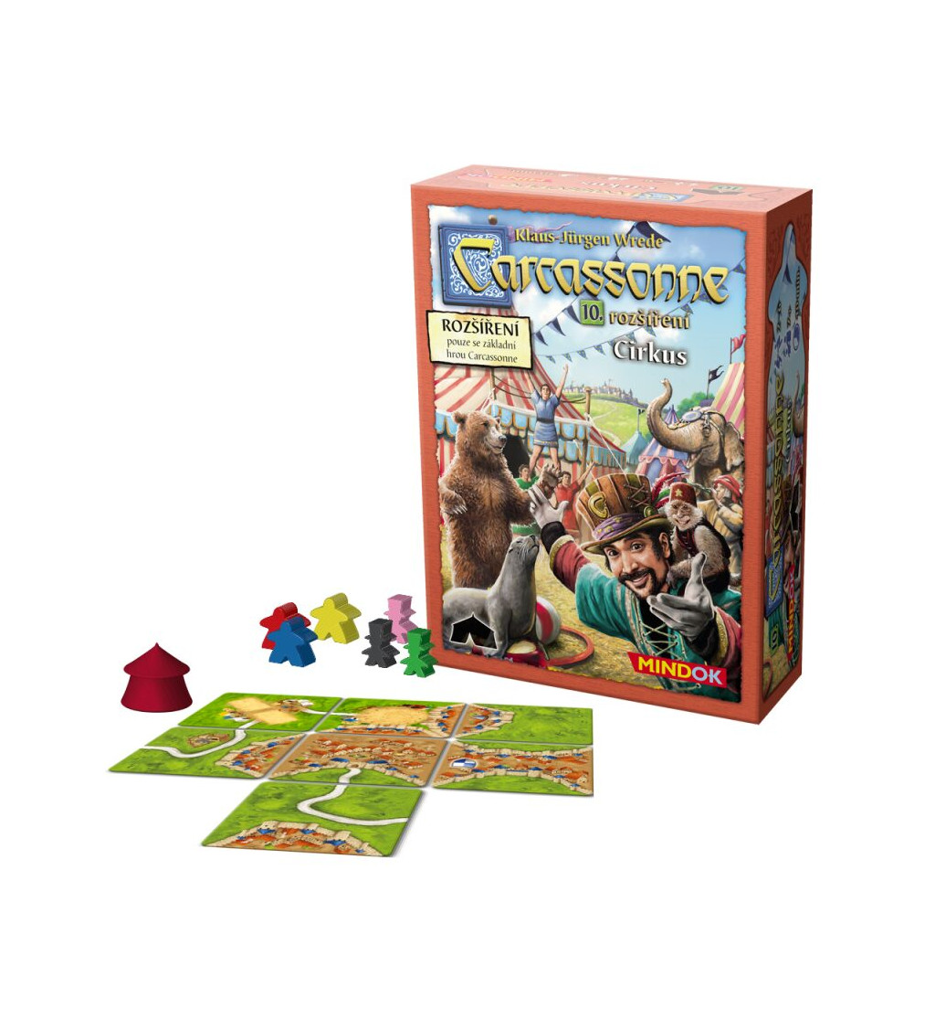 Carcassonne cirkus společenská hra