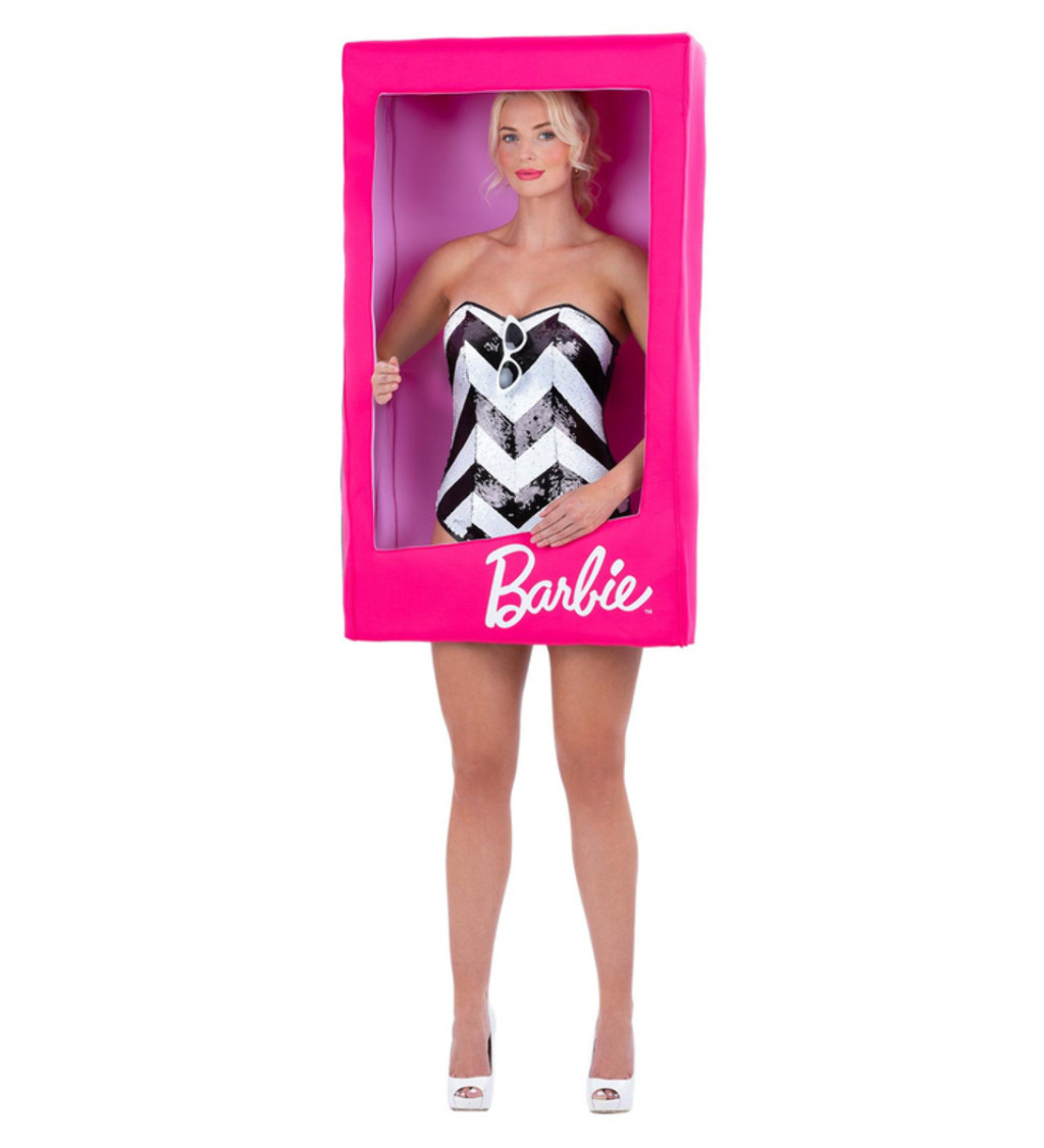 Dámský kostým Barbie v boxu