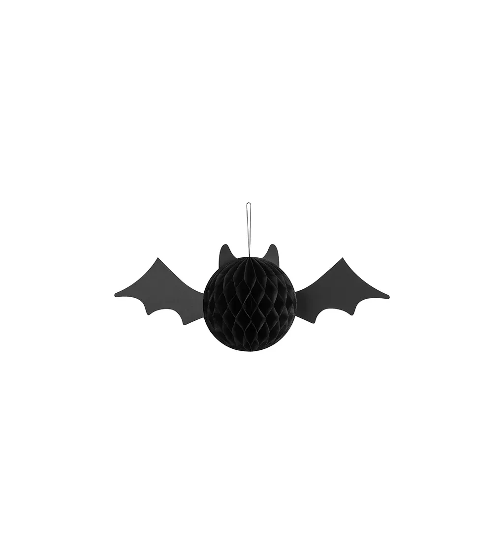 Závěsná dekorační koule - netopýr