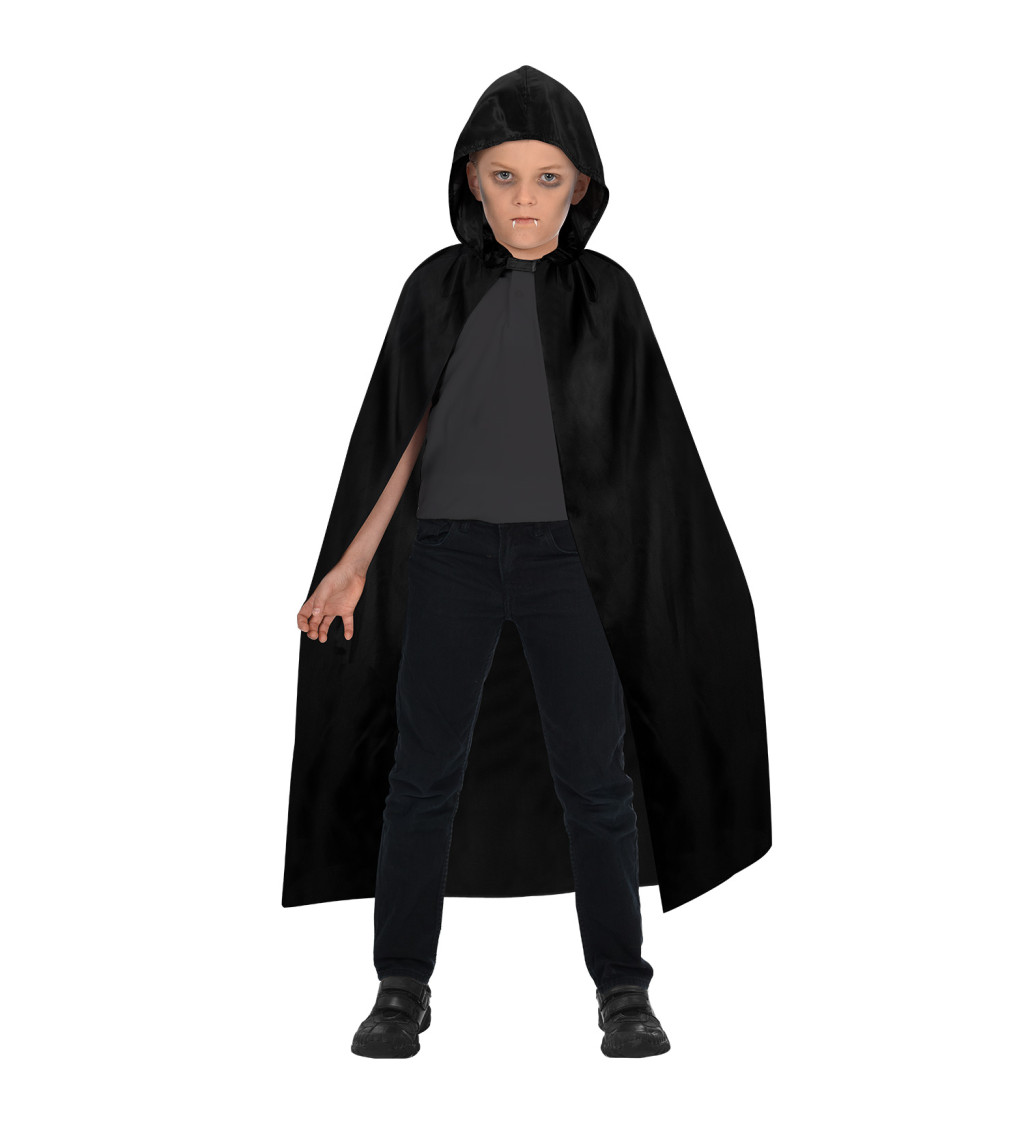 Černý dětský plášť