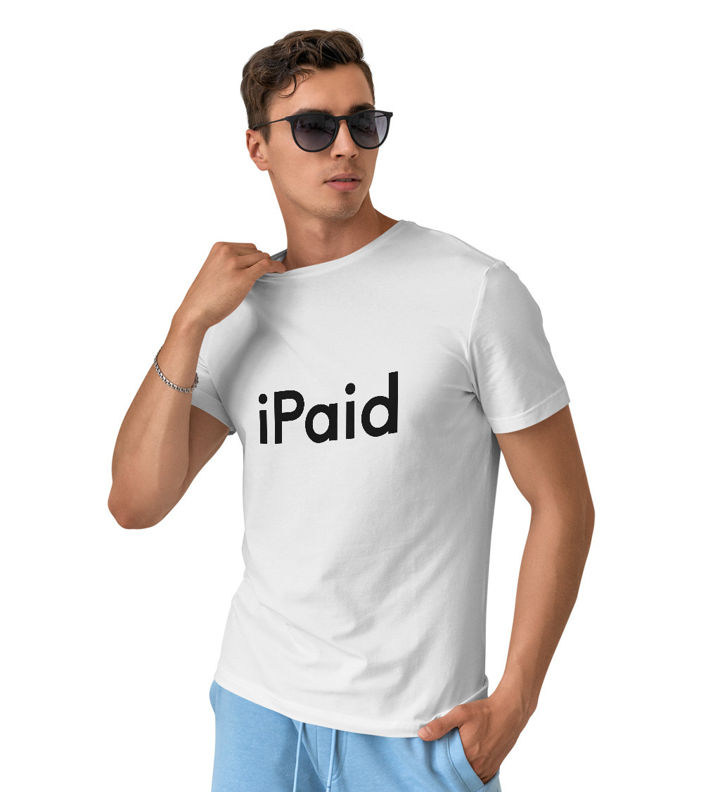 Pánské tričko bílé - Ipaid
