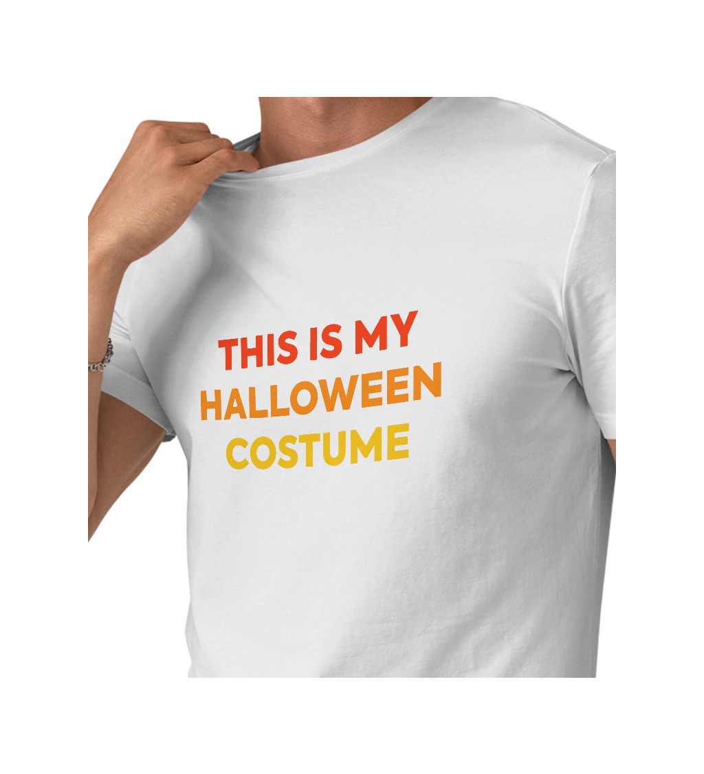 Pánské triko s nápisem This is my halloween costume