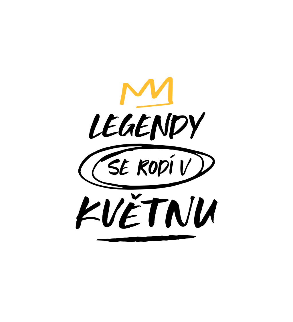 Dámské triko - Legendy se rodí v květnu