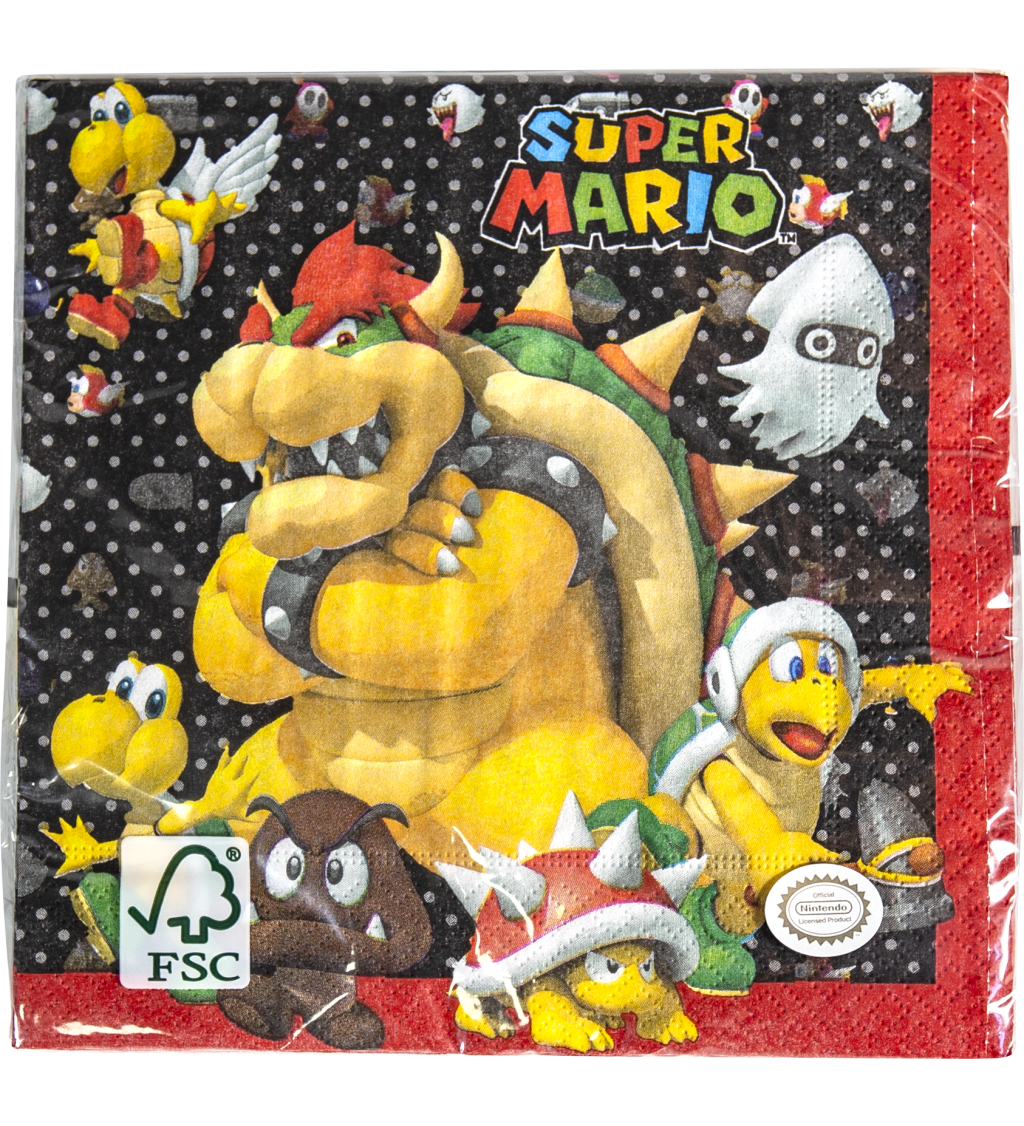 Ubrousky s potiskem Super Mario