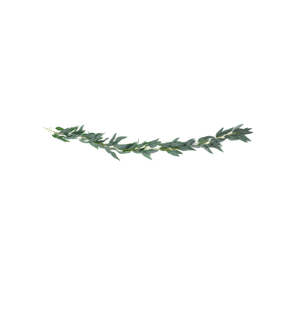 Girlanda - zelené listy