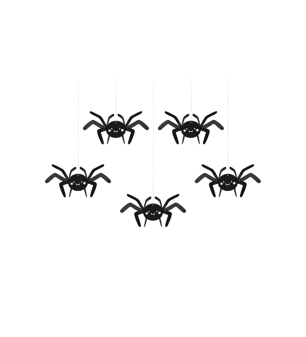 Spiders papírová dekorace