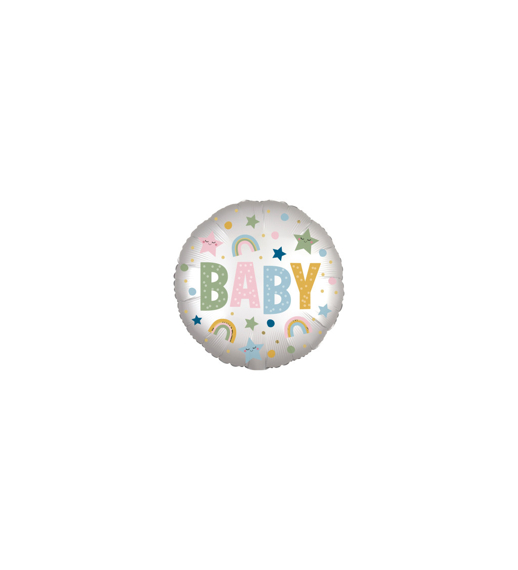 Fóliový balonek s nápisem Baby