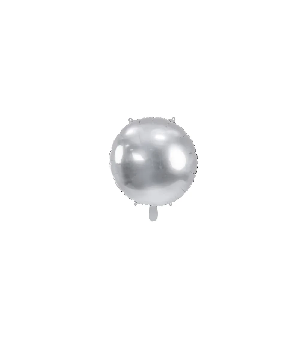 Fóliový balón - stříbrný